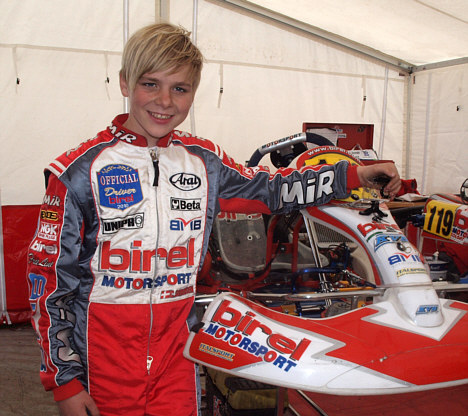 Christian Sørensen rykker i 2011 op i den lidt hurtigere KF2-klasse.